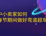 淘宝中小卖家如何利用春节期间做好弯道超车，如何做到月销售额20W+