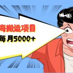 自媒体蓝海搬运项目：单号收益每月基本都可以达到5000+，可批量