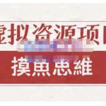 摸鱼思维·虚拟资源掘金课，虚拟资源的全套玩法 价值1880元