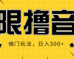 抖音直播无限撸音浪，简单可复制，偏门玩法，日入500+【视频教程】