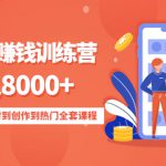 影视号赚钱训练营：月入8000+从账号定位到素材到创作到热门全套课程