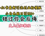 2024小红书引流创业粉史上最细教程，手把手教你引流【揭秘】