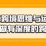 TIKTOK跨境思维与运营实操课，只做有深度的跨境知识