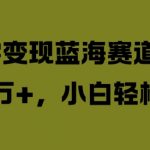 国学变现蓝海赛道，月入1W+，小白轻松操作【揭秘】