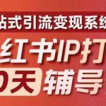 小红书IP打造90天辅导营(第十期)​内容全面升级，一站式引流变现系统课