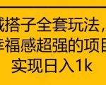 同城搭子全套玩法，一个幸福感超强的项目，实现日入1k【揭秘】