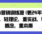 老A营销训练营(更24年8月)，轻理论，重实战，轻概念，重本质