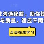 高效沟通秘籍，助你提升沟通效率与质量，适应不同社交场合