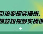 实体引流变现实操班，同城爆款短视频实操课